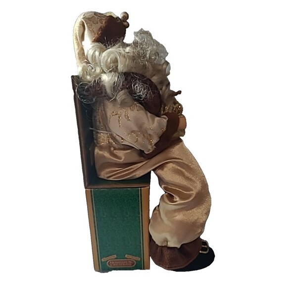 Vintage 1998 Homespun Creations Santa Claus Figurine Nicholas 15" Tall - Picture 5 of 6